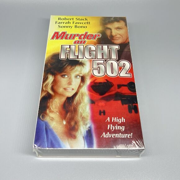 Murder On Flight 502 (VHS, 2005) Robert Stack Farrah Fawcett Sonny Bono - 1975 - Picture 7 of 9